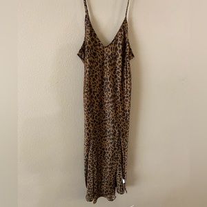 animal print dress